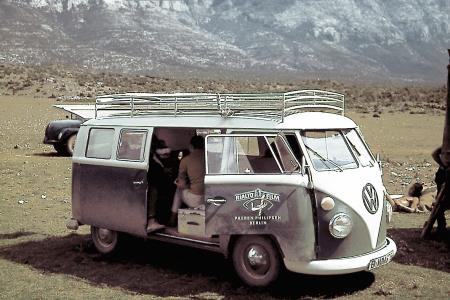 Kombi, s katerim je Joachim Gitt prevažal snemalno opremo